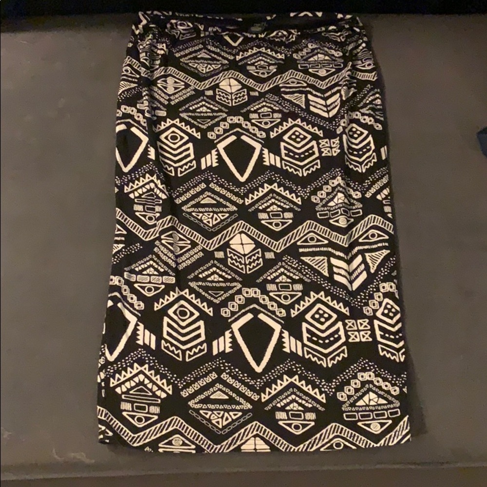 Black and White Skirt